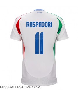 Günstige Italien Giacomo Raspadori #11 Auswärtstrikot EM 2024 Kurzarm